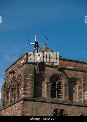 Thornton Hough Church Wirral Cheshire  Stock Photo