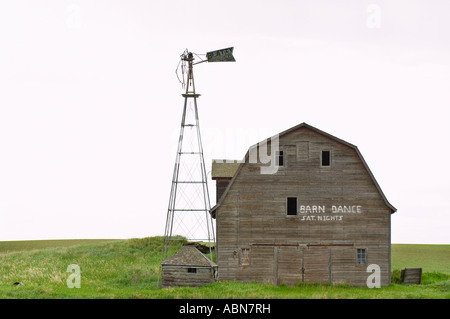 Old Barn, Saskatchewan, Canada Stock Photo