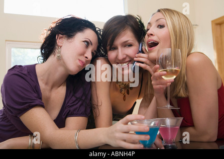 Women Drinking Stock Photo