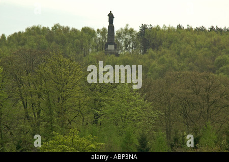 Monument of George Granville at Trentham Gardens Stock Photo