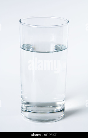 glass of clear drinking water Stock Photo