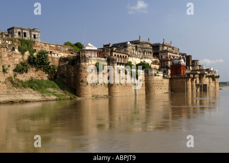 Ramnagar Fort built in 17 and 18 Century on the banks of holy river Ganges Varanasi Uttar Pradesh India Asia Stock Photo