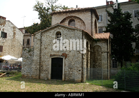 Church of St Mary of Formosa in Pula (Pola) Istria Croatia Adriatic Kvarner Stock Photo