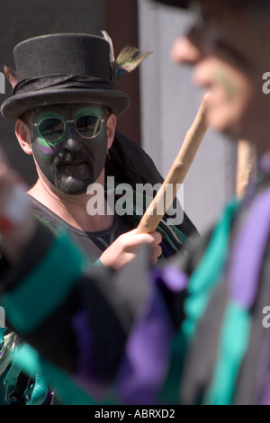 Traditional dancing at Wimborne Folk Festival 2005 Stock Photo