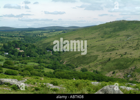 View Across Dartmoor From Near Venford Reservoir Devon England United Kingdom UK Stock Photo