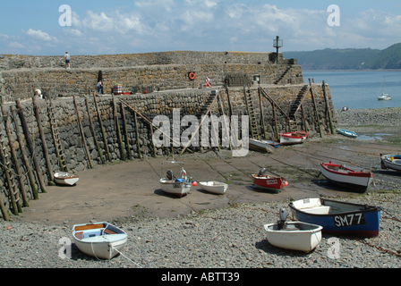 The Harbour at Clovelly North Devon England United Kingdom UK Stock Photo