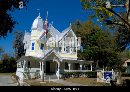 1890s Donnelly House in Mount Dora Florida Class Victorian Style House Stock Photo