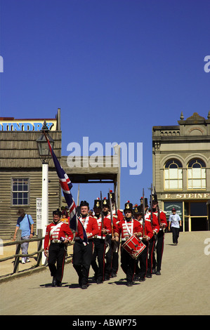 Red Coats Sovereign Hill Ballarat Victoria Australia Stock Photo