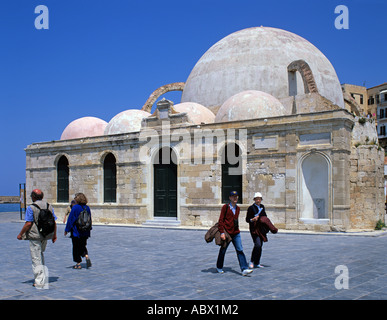 Greece Kreta Hania Chania Moschee Mosque Stock Photo