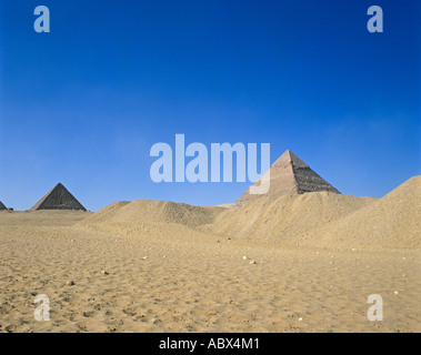 Egypt Gizah Giseh Pyramide Pyramiden Pyramid Stock Photo