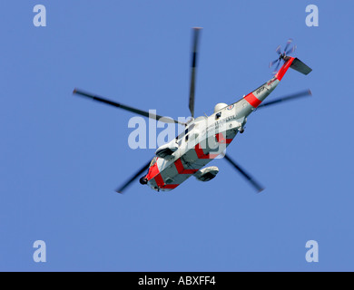 Sea king rescue helicopter Stock Photo