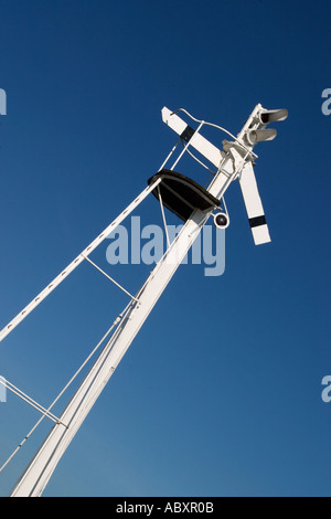 Signal at Prince Street Swing Bridge in Bristol England Stock Photo