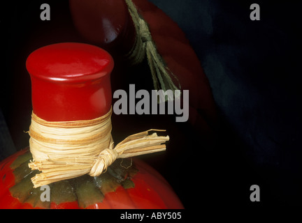 Jar of Chilli Peppers Stock Photo