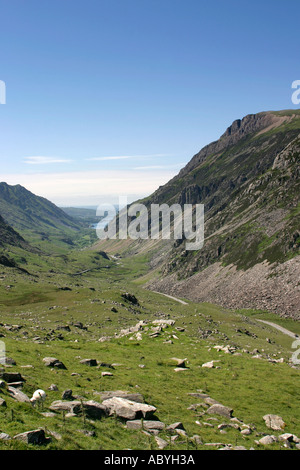 Llanberis Pass Snowdonia Stock Photo