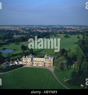 Audley End House and park Essex UK aerial view Stock Photo