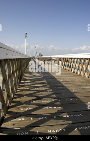 Yarmouth Pier, Isle of Wight. Stock Photo