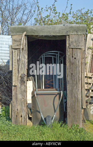 Allotment Hut Manor Garden Allotments Lea Valley Hackney London UK ...