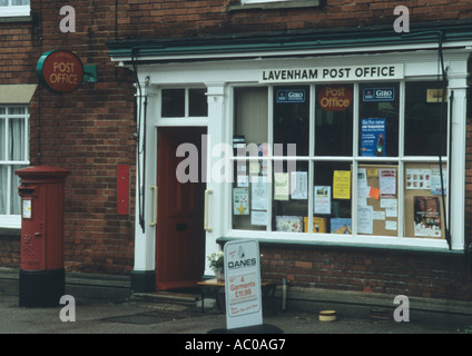 Lavenham Post Office in Suffolk Uk Stock Photo