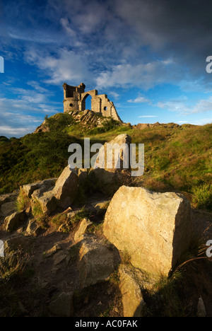 Mow Cop Folly On The Cheshire Staffordshire Border UK Stock Photo