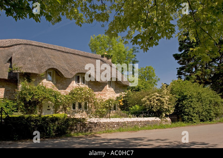 Wales Glamorgan Merthyr Mawr thatched cottage Stock Photo