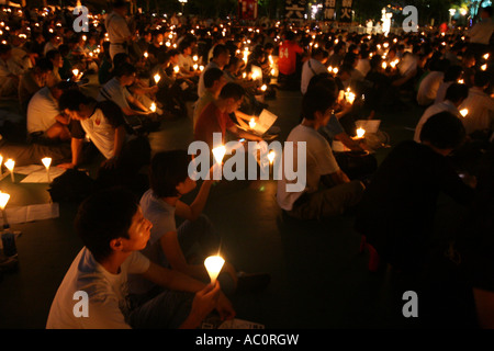 Candlelight Vigil on 4th June 2007 in Hong Kong, 18th Anniversary of ...