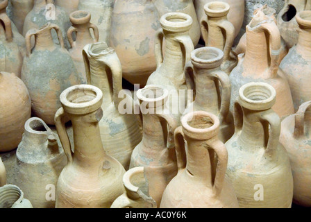pots in Juliet tomb in verona Stock Photo