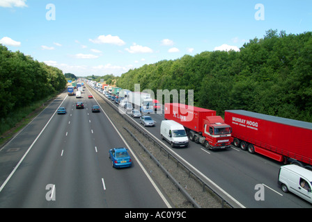 Motorway Traffic Jam 03 Stock Photo