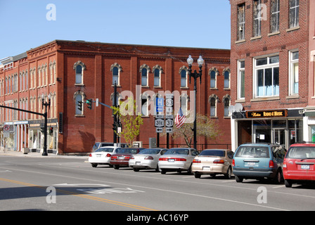 Main Street Medina NY USA Stock Photo