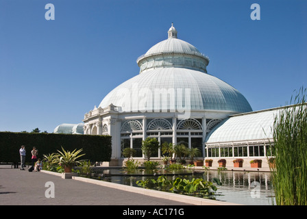 New York Botanical Garden - Enid A. Haupt Conservatory Stock Photo