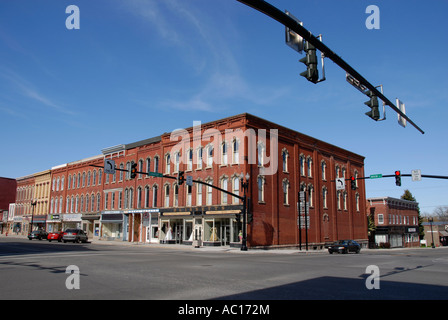 Main Street Medina NY USA Stock Photo