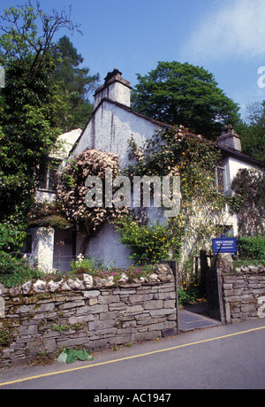 England Lake District Grasmere Dove Cottage exterior Wordsworths home 1799 to 1808 Stock Photo