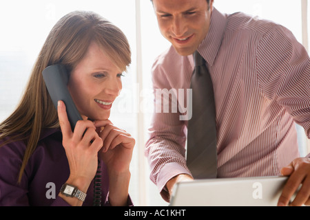 Businesspeople, teamwork Stock Photo