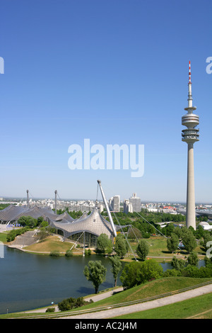 Olympic Park Munich Bavaria Germany Stock Photo