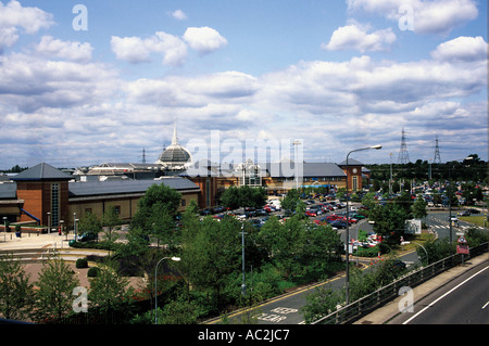 shopping complex near Thurrock Essex just off the M25 Stock Photo