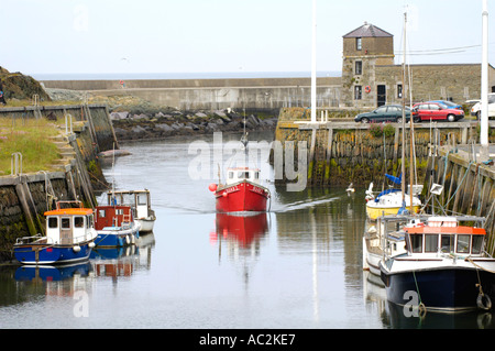 Amlwch harbour Anglesey North Wales UK GB Stock Photo