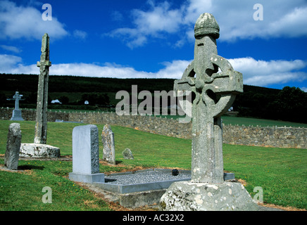in an irish country church yard Stock Photo