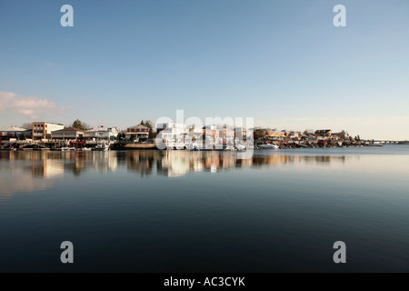 Brooklyn dreaming on a canal. Stock Photo