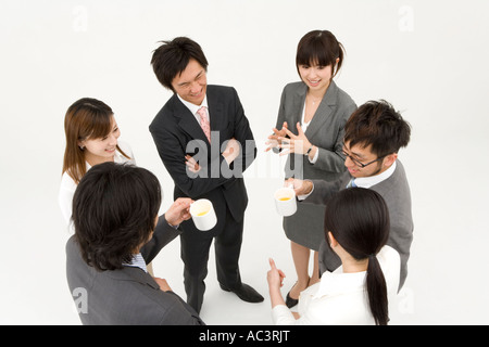 Business people talking Stock Photo