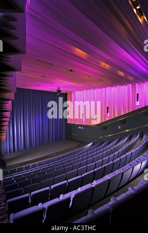 Modern theatre or cinema auditorium towards stage Stock Photo