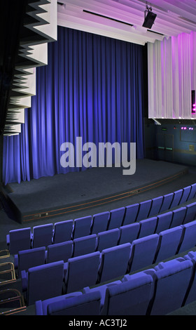 Modern theatre or cinema auditorium towards stage Stock Photo