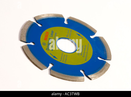 diamond coated cutting and grinding disc Stock Photo