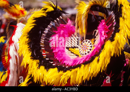 Dancers Taos Pueblo Pow Wow Taos Indian Pueblo Taos New Mexico Stock Photo