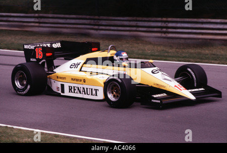 Renault formula 1 race car from 1985 Stock Photo - Alamy