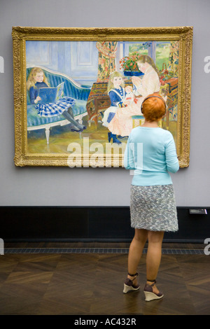 Children s Afternoon at Wargemont 1884 By Auguste Renoir 1841 1919, Alte Nationalgalerie, Berlin, Germany Stock Photo