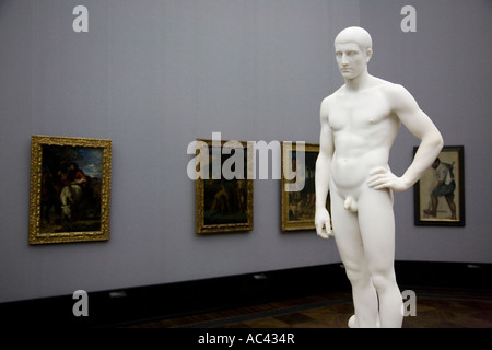 Young Man Standing 1881 84 By Adolf von Hildebrand 1847 1921, Alte Nationalgalerie, Berlin, Germany Stock Photo