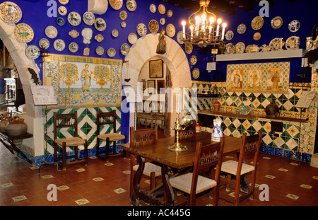 ´Cau Ferrat´,  Santiago Rusinyol's House-Museum. Sitges, Barcelona province, Catalonia, Spain Stock Photo