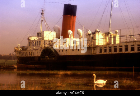 Ryde Queen Paddle Steamer Newport Isle of Wight Stock Photo