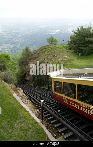 Incline railway at Lookout Mountian, Chattanooga, Tennessee. Stock Photo