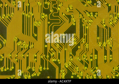Circuit board detail Stock Photo