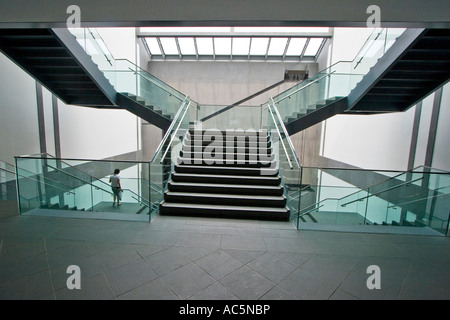 Freestanding Staircase Suzhou Museum Designed by IM Pei Suzhou China Stock Photo